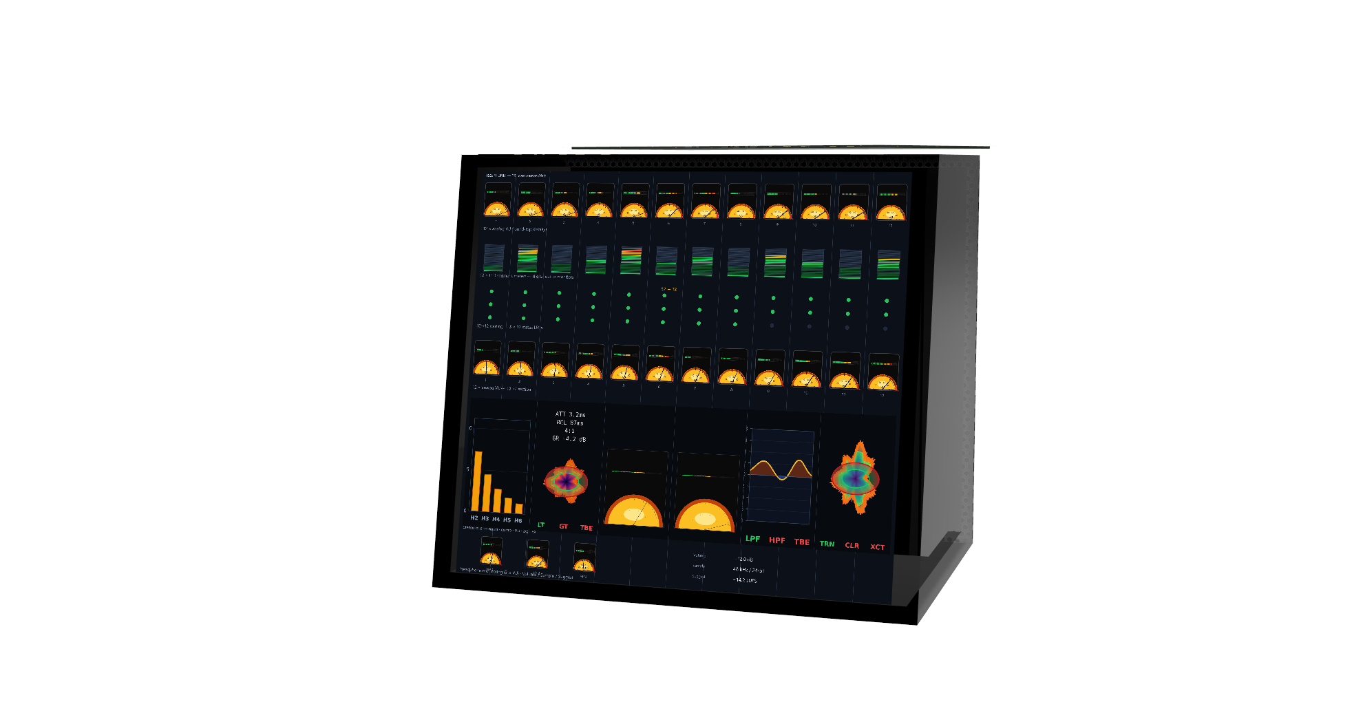Output rack render